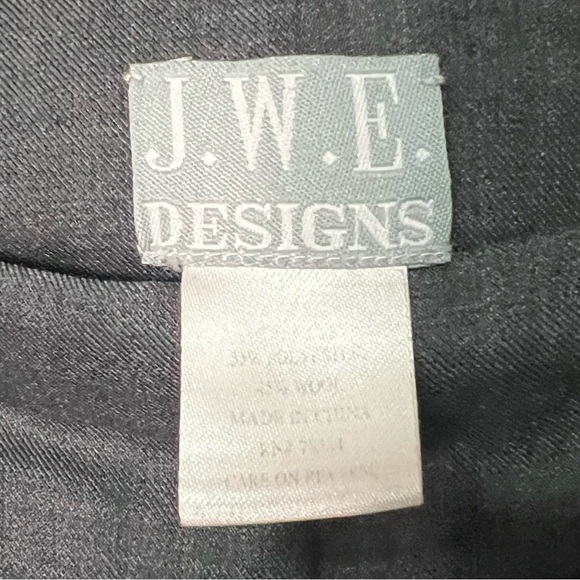 JWE Designs Dark Gray Adjustable Waist Trouser Dress Pants - Picture 3 of 9